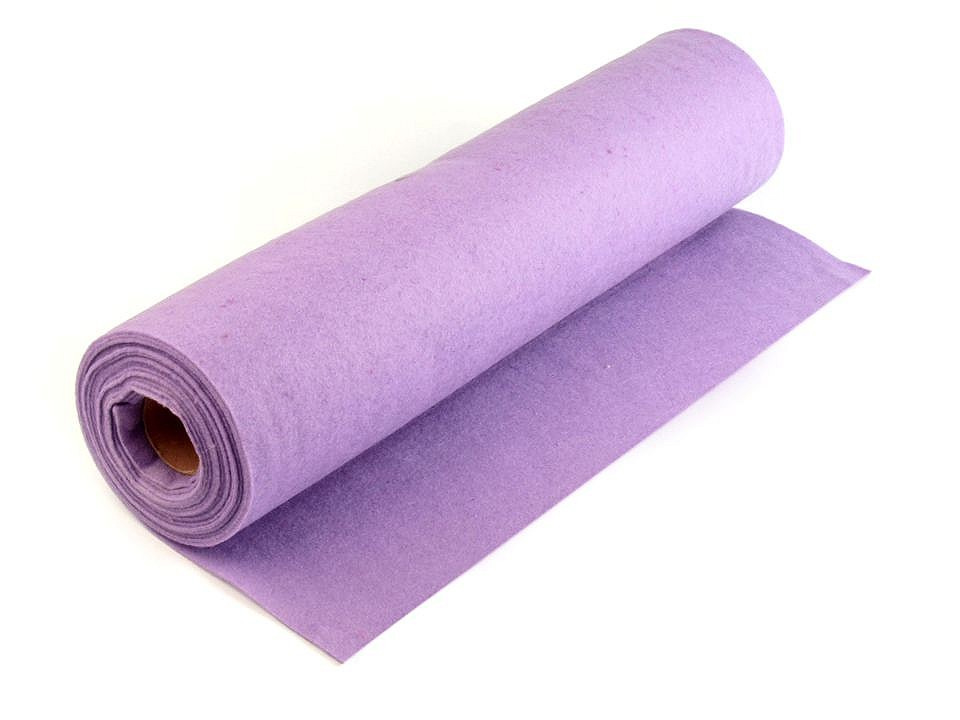 Plsť / filc šíře 41 cm, barva 21 (F52) fialová lila