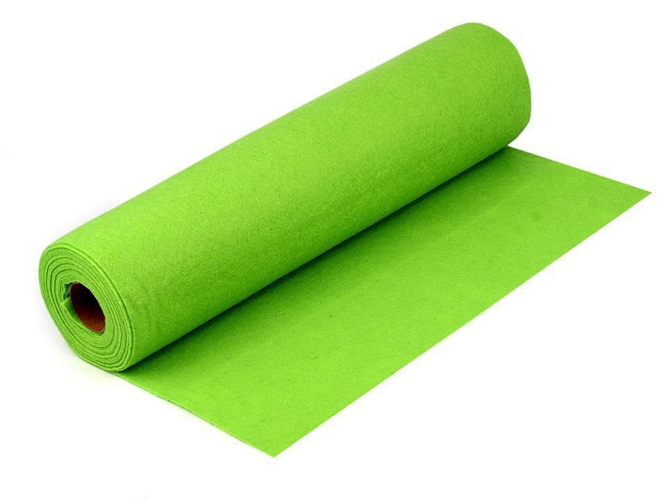 Plsť / filc šíře 41 cm, barva 14 (F19) zelená sv.