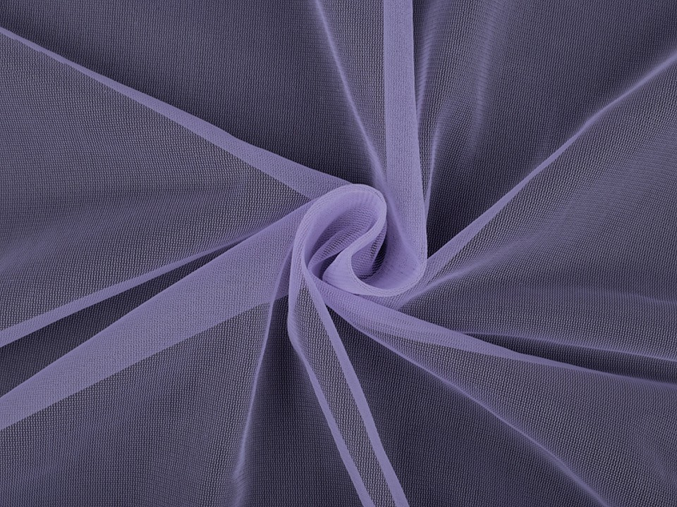 Úplet šifónový, barva 6 (19-01) fialová lila