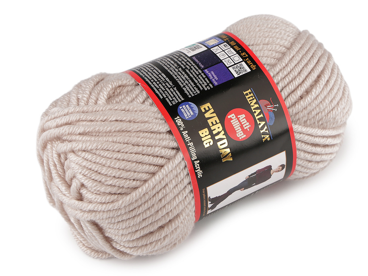 Prima-obchod Příze pletací Everyday BIG 100 g, barva 15 (70803) béžová