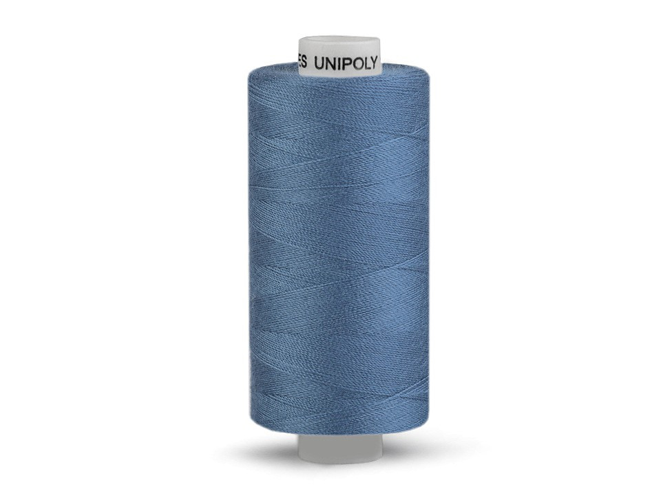 Polyesterové nitě Unipoly návin 500 m, barva 585 Bijou Blue