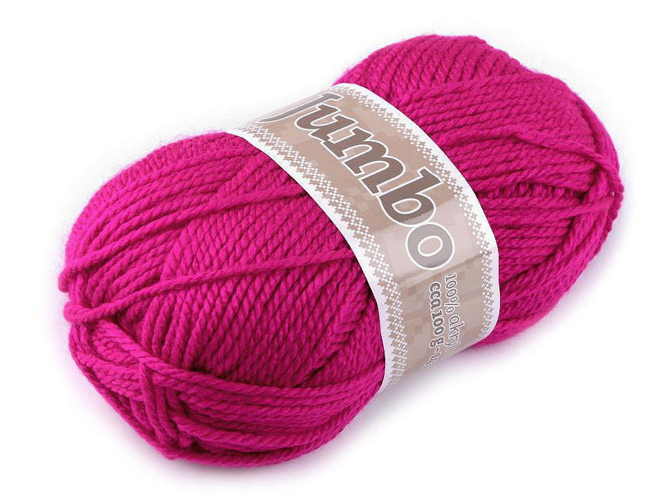 Pletací příze Jumbo 100 g, barva 27 (945) pink