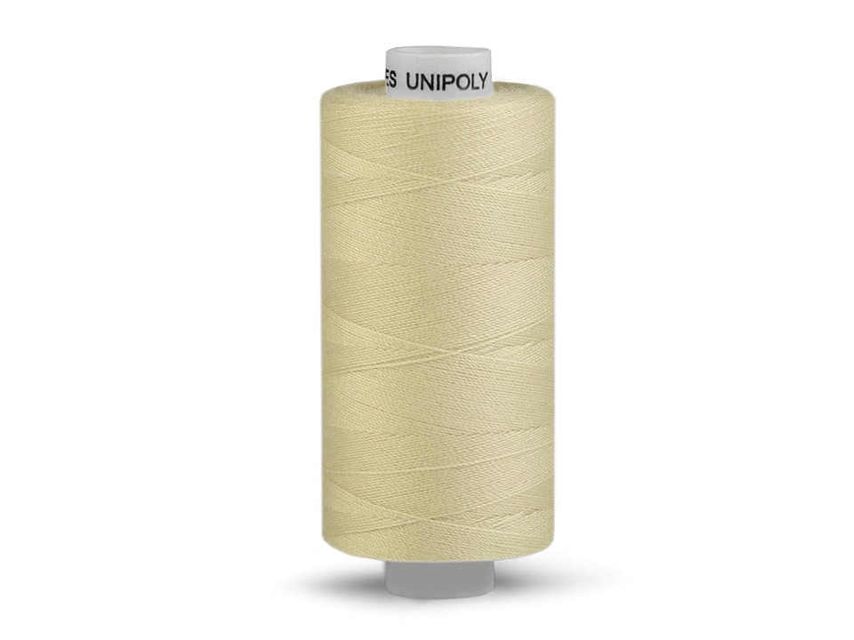 Polyesterové nitě Unipoly návin 500 m, barva 712 capucino