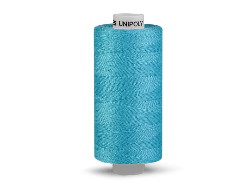 Polyesterové nitě Unipoly návin 500 m, barva 655 Aquarius