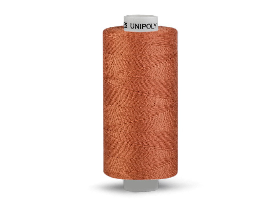 Polyesterové nitě Unipoly návin 500 m, barva 733 Golden Oak
