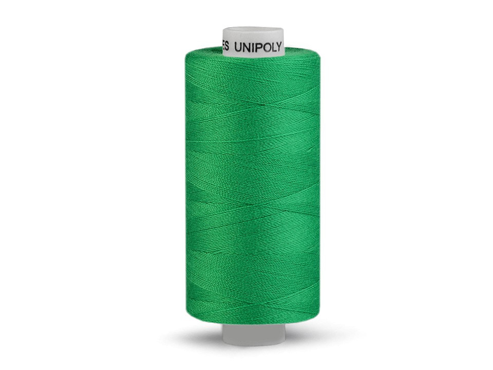 Polyesterové nitě Unipoly návin 500 m, barva 617 green turmaline dark