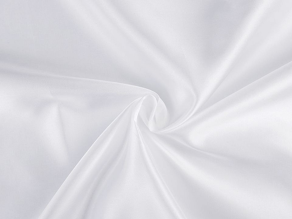 Viskózová podšívkovina, barva 1 (42010) bílá