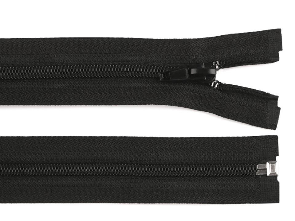 Spirálový zip šíře 5 mm délka 125 cm, 150 cm, barva 1 (125 cm) černá