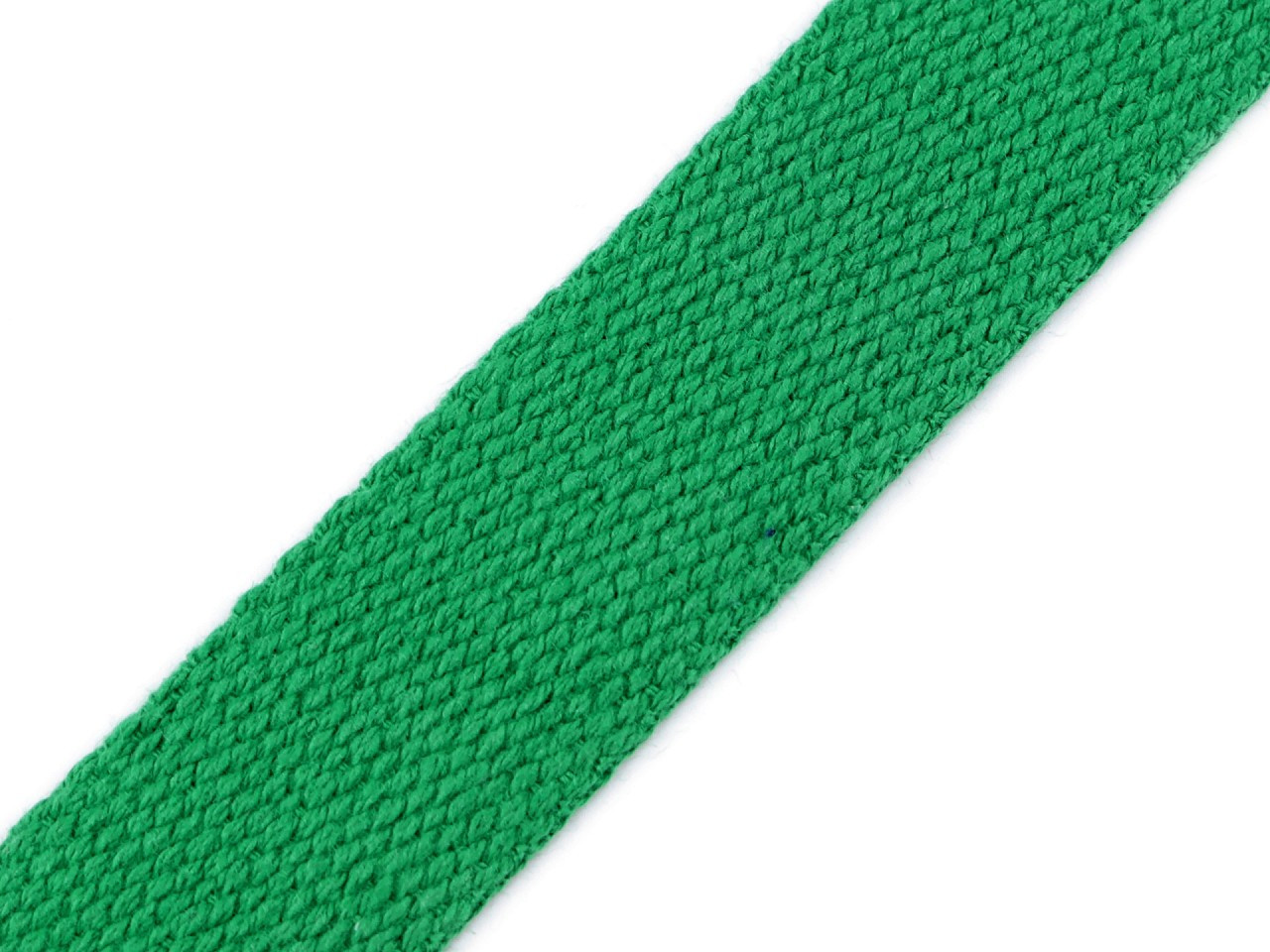 Bavlněný popruh šíře 25 mm, barva 18 zelená pastelová