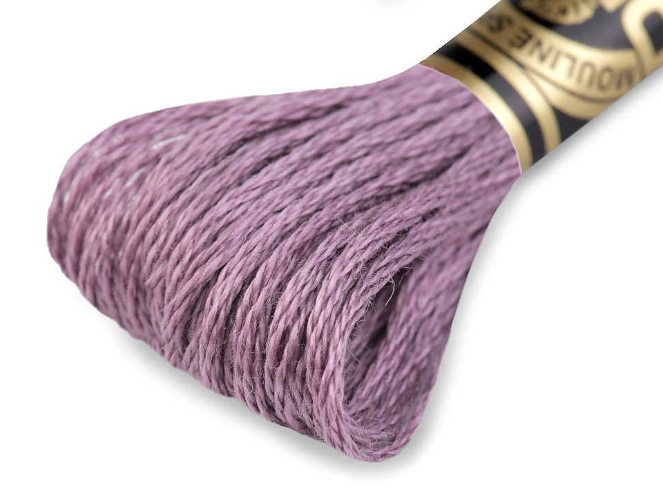 Vyšívací příze DMC Mouliné Spécial Cotton, barva 3041 Sunset Purple