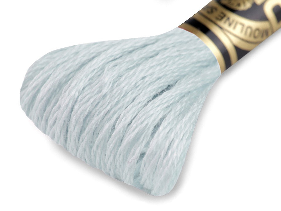 Vyšívací příze DMC Mouliné Spécial Cotton, barva 3756 tyrkys nejsv.