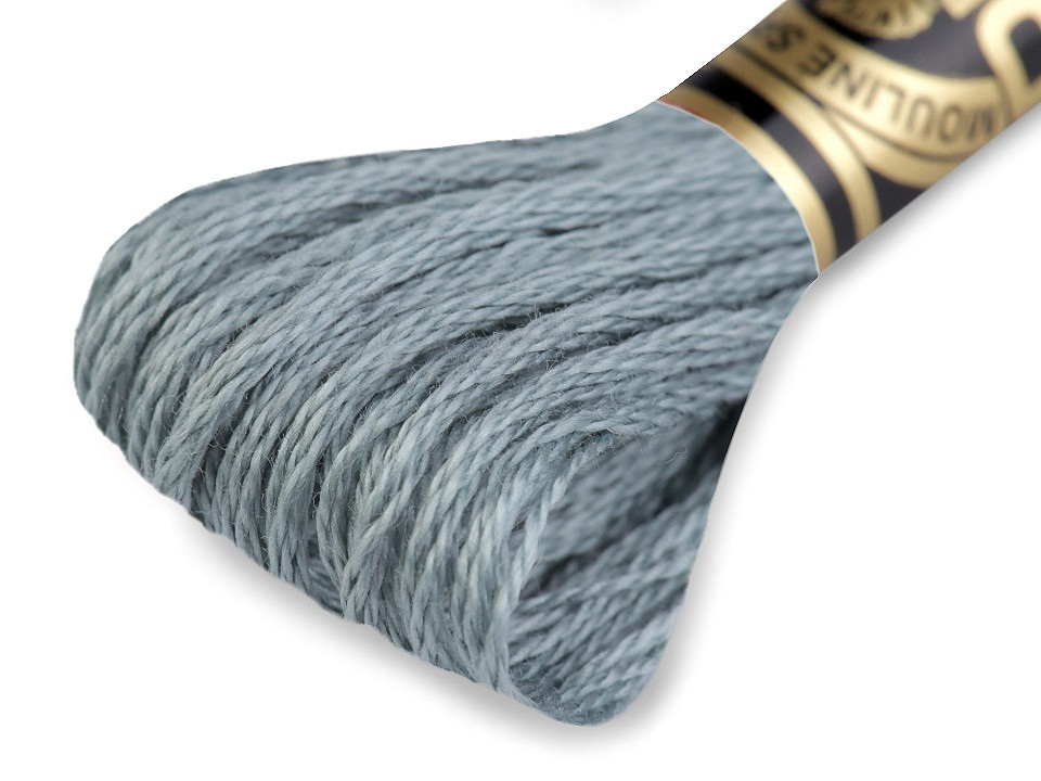 Vyšívací příze DMC Mouliné Spécial Cotton, barva 926 Flint Gray