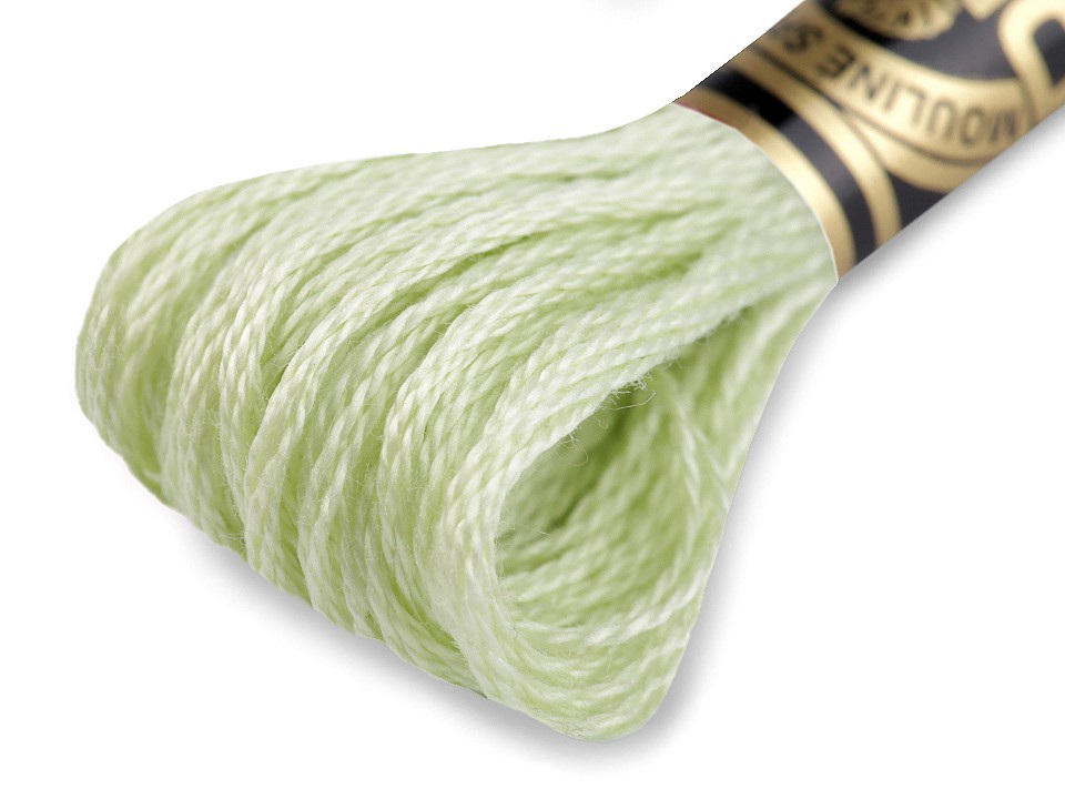 Vyšívací příze DMC Mouliné Spécial Cotton, barva 772 Ambrosia