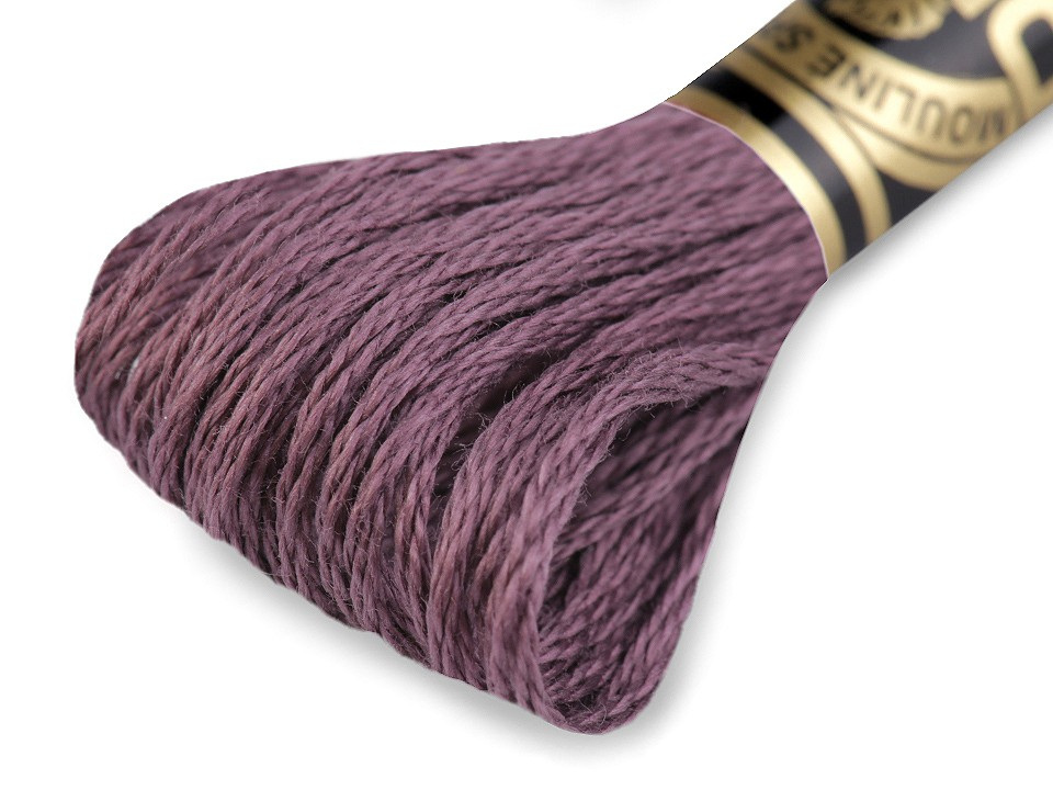 Vyšívací příze DMC Mouliné Spécial Cotton, barva 3740 Amethyst