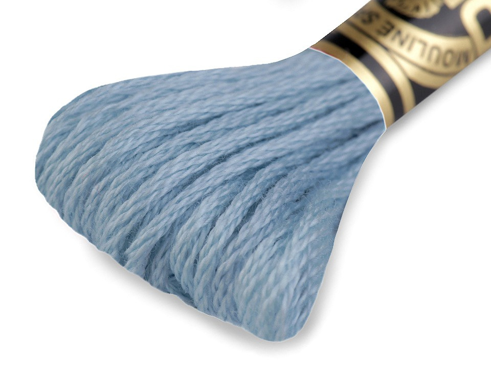 Vyšívací příze DMC Mouliné Spécial Cotton, barva 3755 aqua bohemica