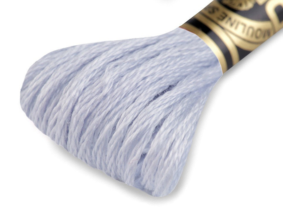 Vyšívací příze DMC Mouliné Spécial Cotton, barva 3747 fialová nejsvětlejší