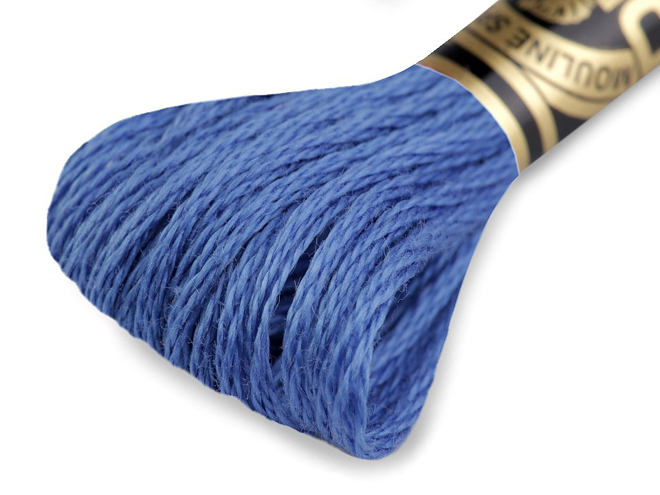 Vyšívací příze DMC Mouliné Spécial Cotton, barva 798 Olympian Blue