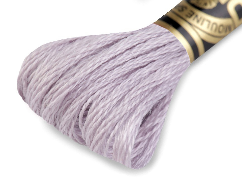 Vyšívací příze DMC Mouliné Spécial Cotton, barva 3743 violet