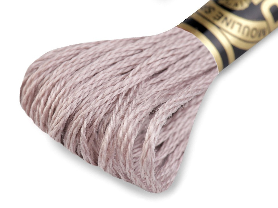 Vyšívací příze DMC Mouliné Spécial Cotton, barva 452 šedobéžová