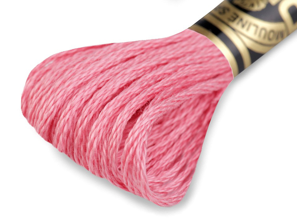 Vyšívací příze DMC Mouliné Spécial Cotton, barva 962 Sachet Pink