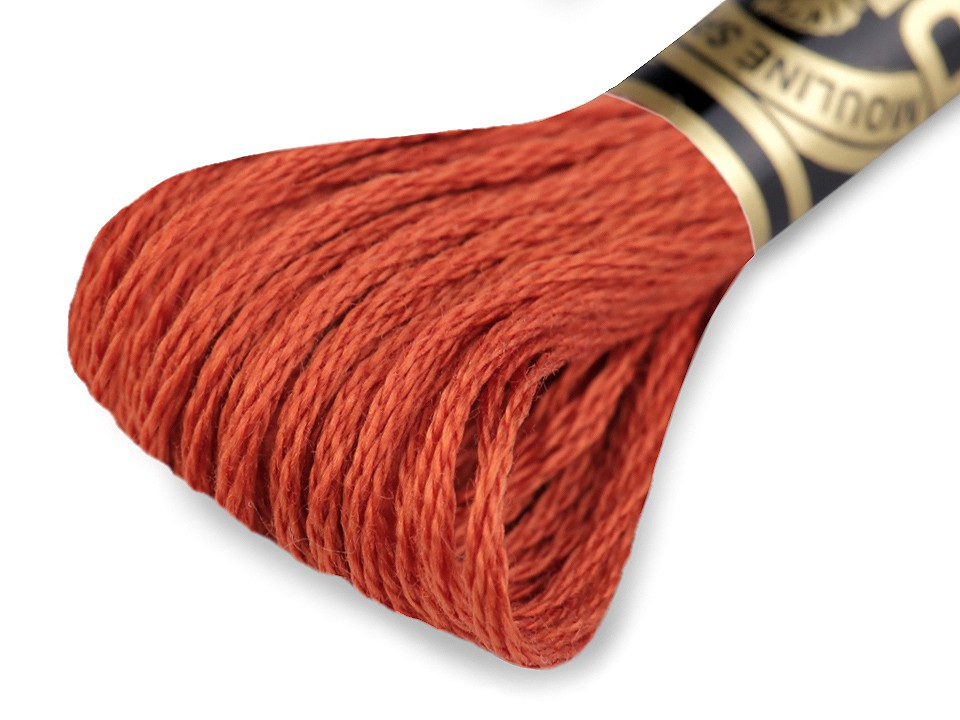 Vyšívací příze DMC Mouliné Spécial Cotton, barva 920 Bombay Brown