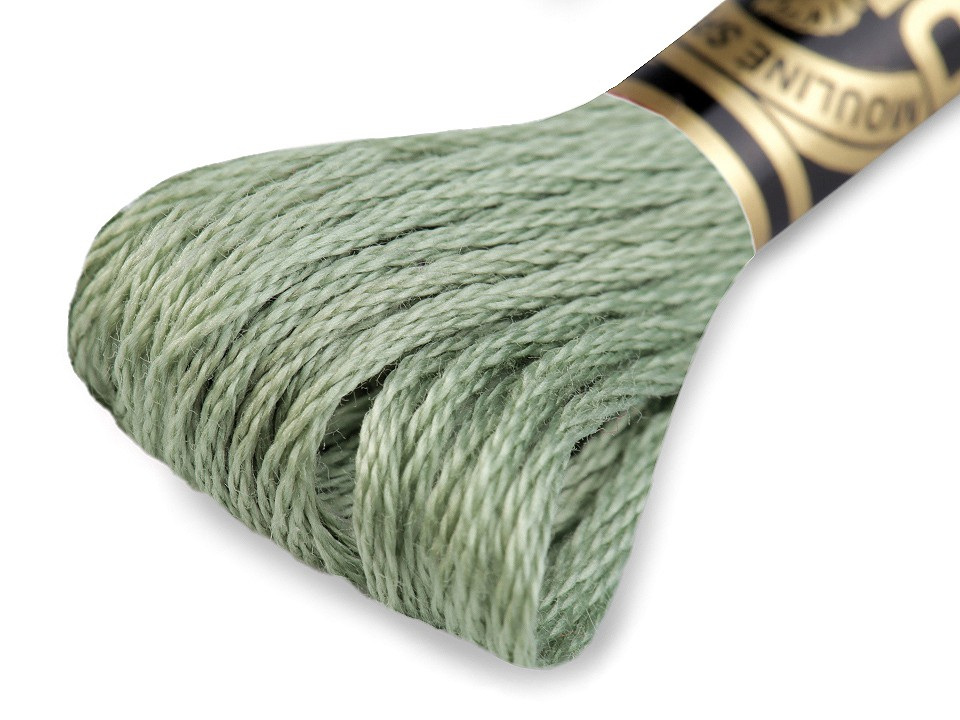 Vyšívací příze DMC Mouliné Spécial Cotton, barva 522 Seedling