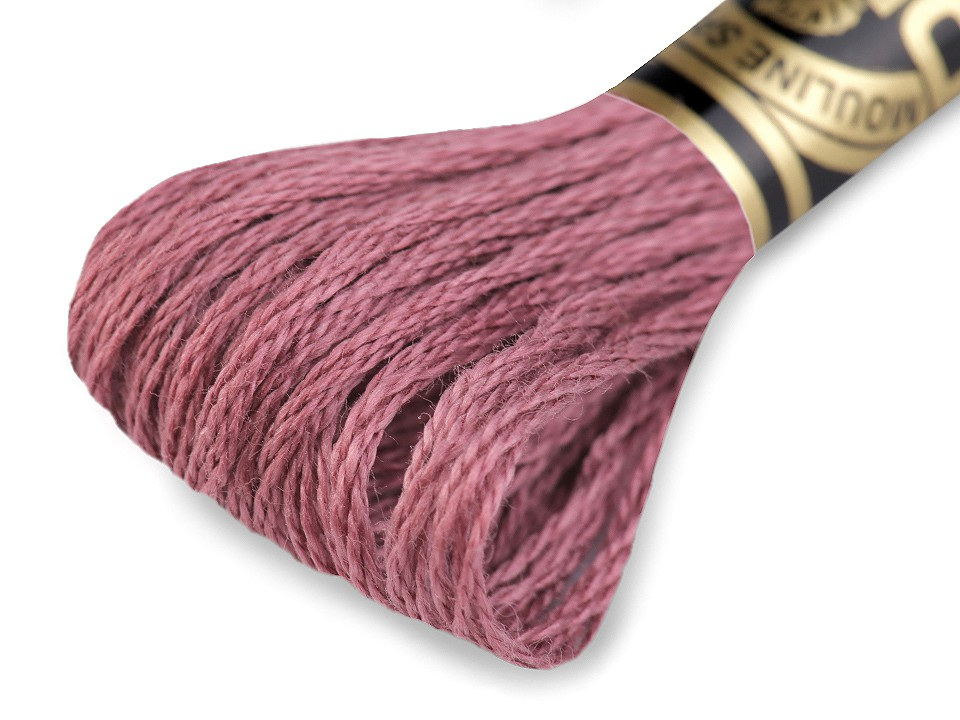 Vyšívací příze DMC Mouliné Spécial Cotton, barva 3726 Mahogany