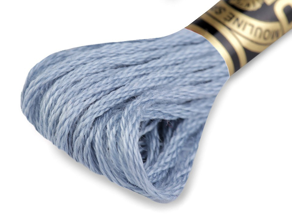 Vyšívací příze DMC Mouliné Spécial Cotton, barva 932 Misty Blue