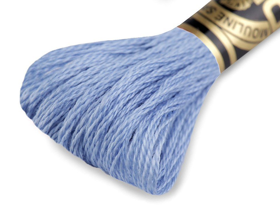 Vyšívací příze DMC Mouliné Spécial Cotton, barva 794 modrá světlá