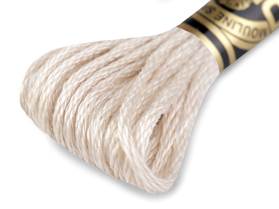 Vyšívací příze DMC Mouliné Spécial Cotton, barva 3033 sezamová