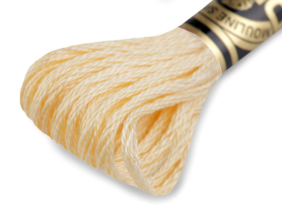 Vyšívací příze DMC Mouliné Spécial Cotton, barva 745 Pastel Yellow