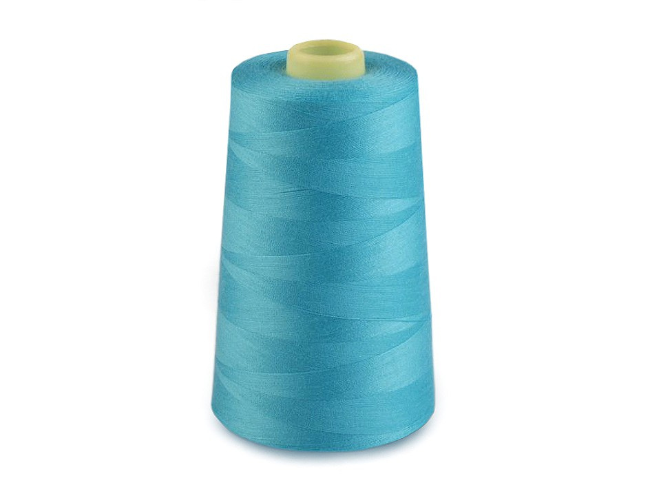 Polyesterové nitě pro overlocky i klasické šití návin 5000 yards PES 40/2, barva 835 Ethereal Blue