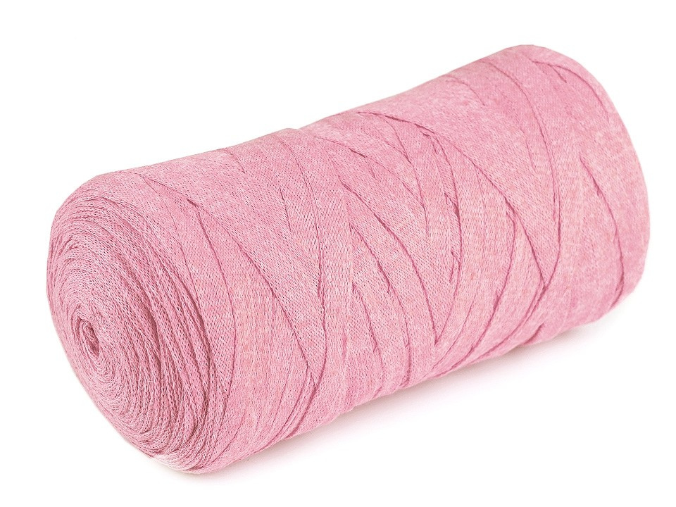 Špagety ploché Ribbon 250 g, barva 40 (762/216) růžová střední