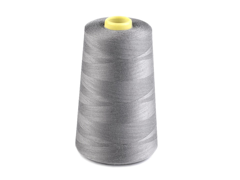Polyesterové nitě pro overlocky i klasické šití návin 5000 yards PES 40/2, barva 727 Gray Violet