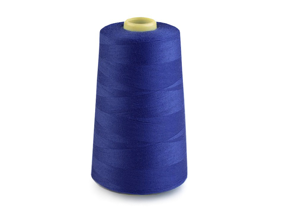 Polyesterové nitě pro overlocky i klasické šití návin 5000 yards PES 40/2, barva 793 Dazzling Blue