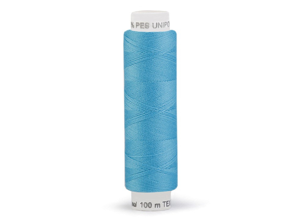 Polyesterové nitě Unipoly návin 100 m, barva 655 Aquarius
