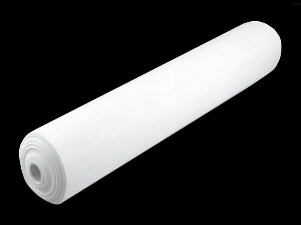 Novolín 60 g/m² šíře 80 cm netkaná textilie nelepicí, barva bílá