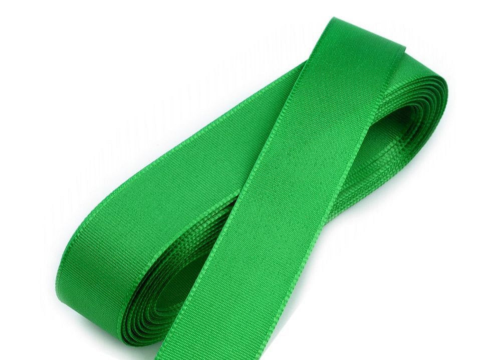 Stuha taftová šíře 20 mm, barva 309 zelená irská