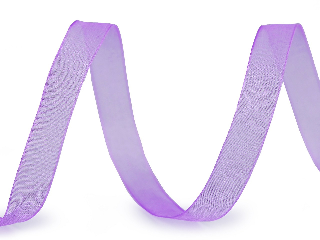 Monofilová stuha šíře 10 mm, barva 5 fialová lila