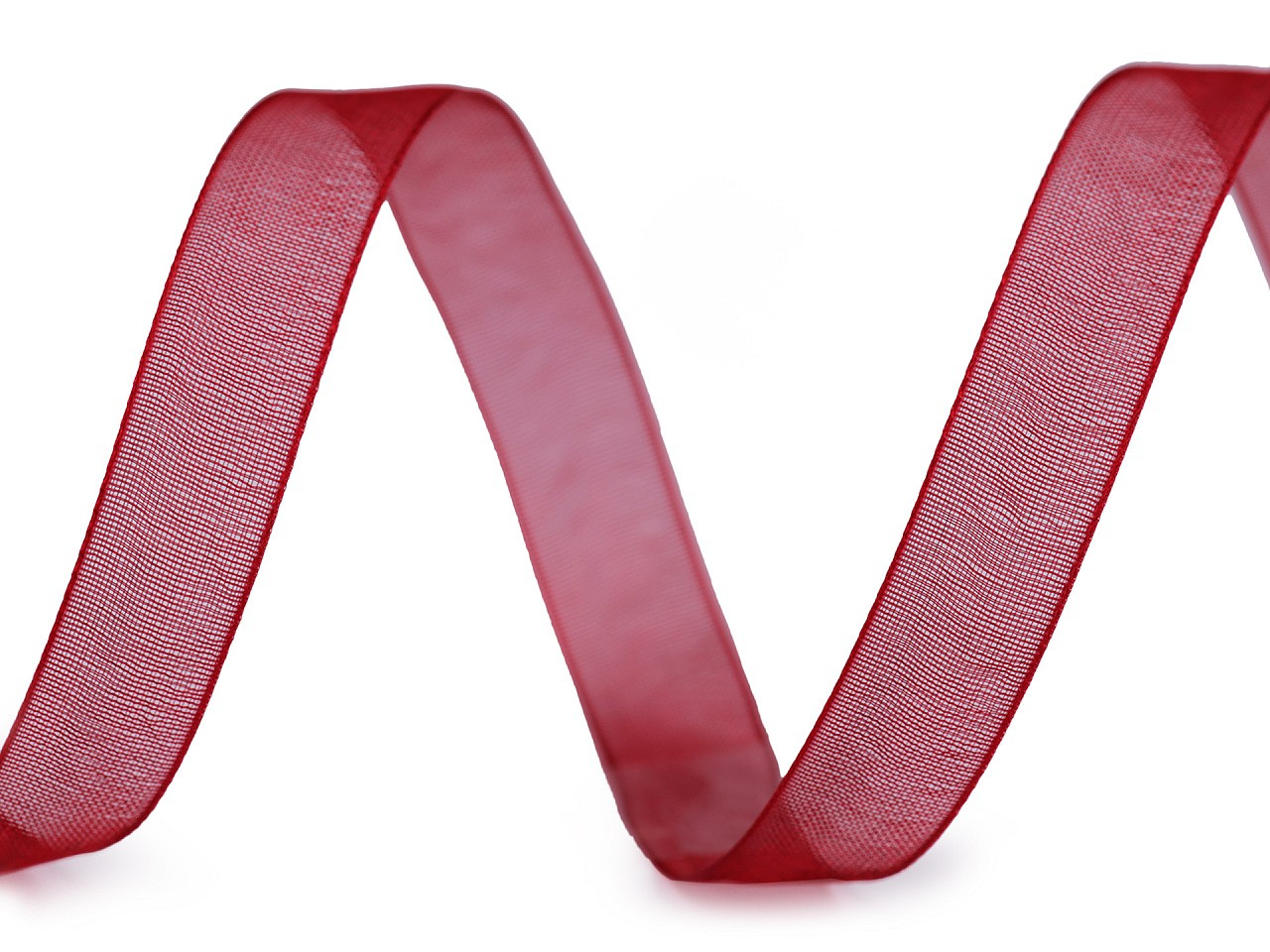Monofilová stuha šíře 10 mm, barva 6 červená