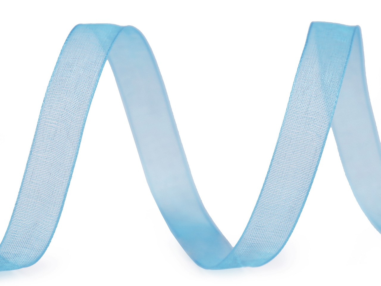 Monofilová stuha šíře 10 mm, barva 9 modrá světlá