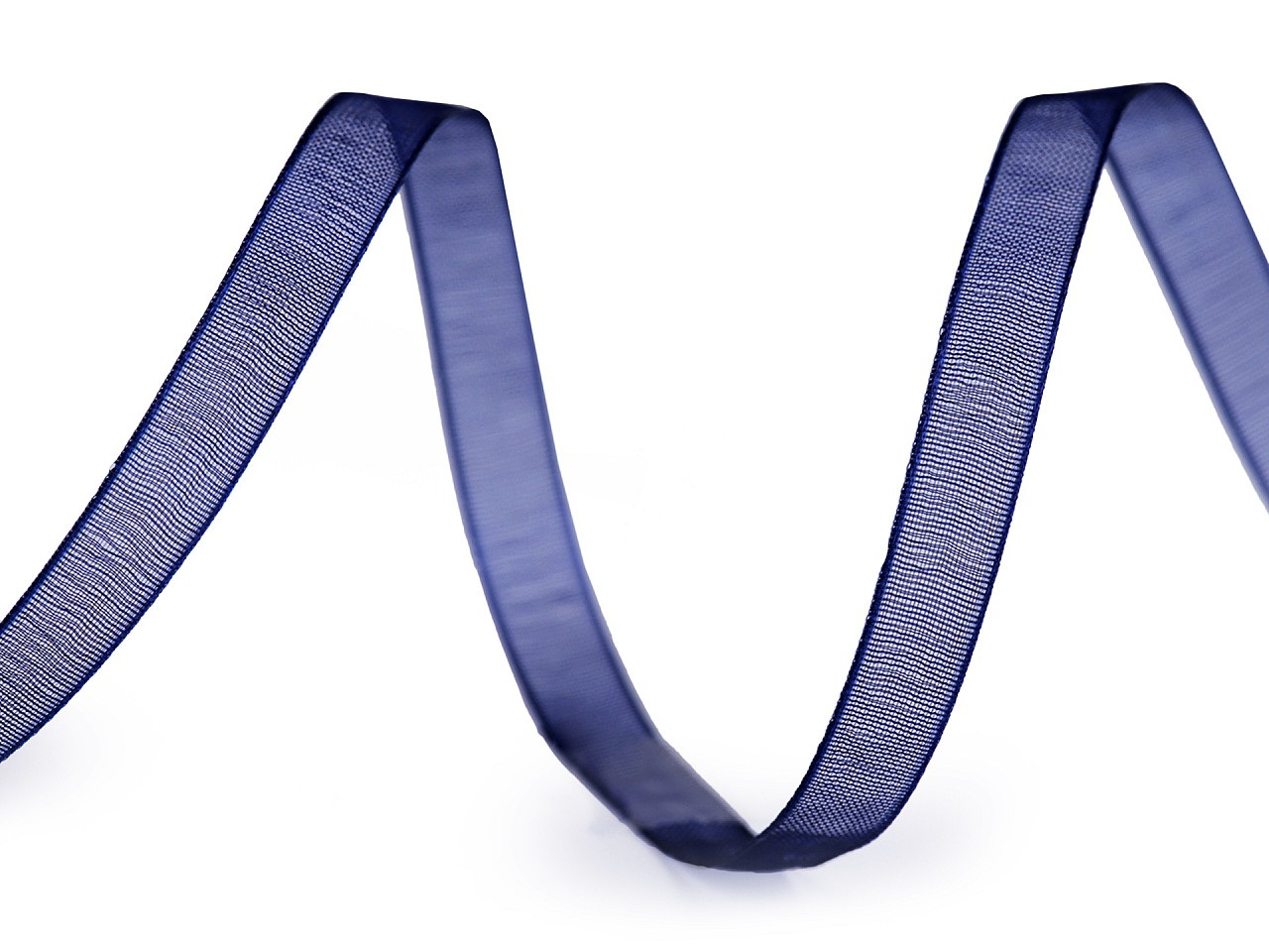 Monofilová stuha šíře 7 mm, barva 12 modrá tmavá