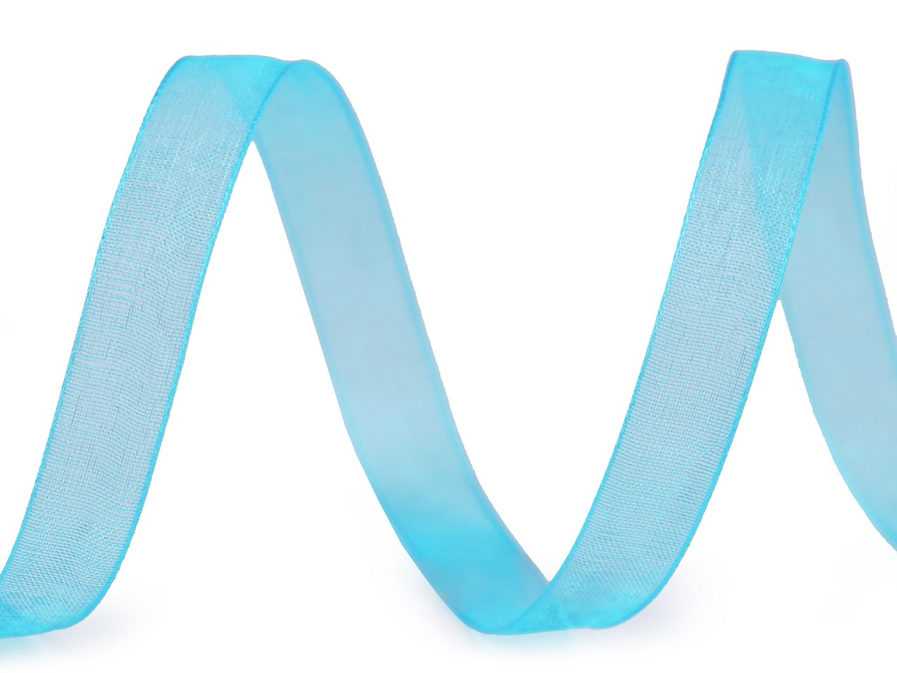 Monofilová stuha šíře 10 mm, barva 8 modrá azurová