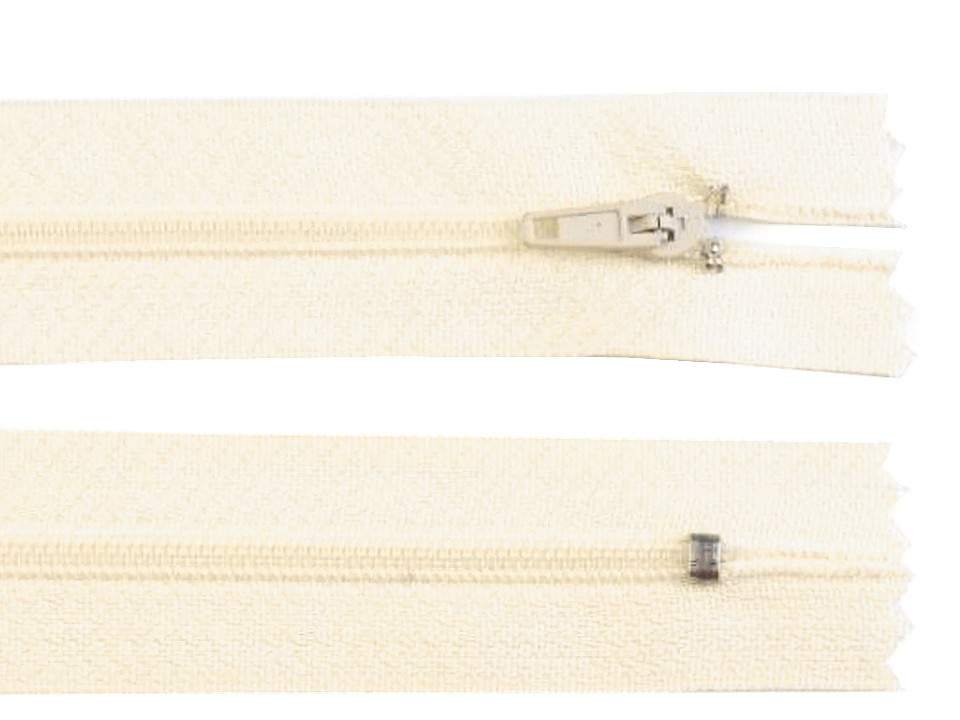 Spirálový zip šíře 3 mm délka 40 cm pinlock, barva 306 béžová nejsv.
