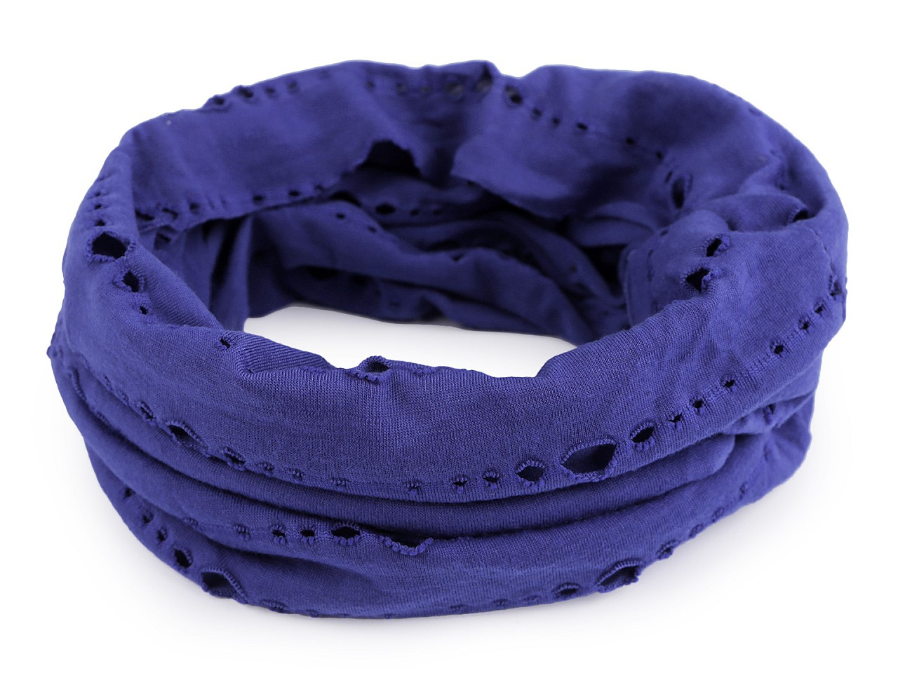 Šátek multifunkční elastický 50x50 cm, barva 14 modrá