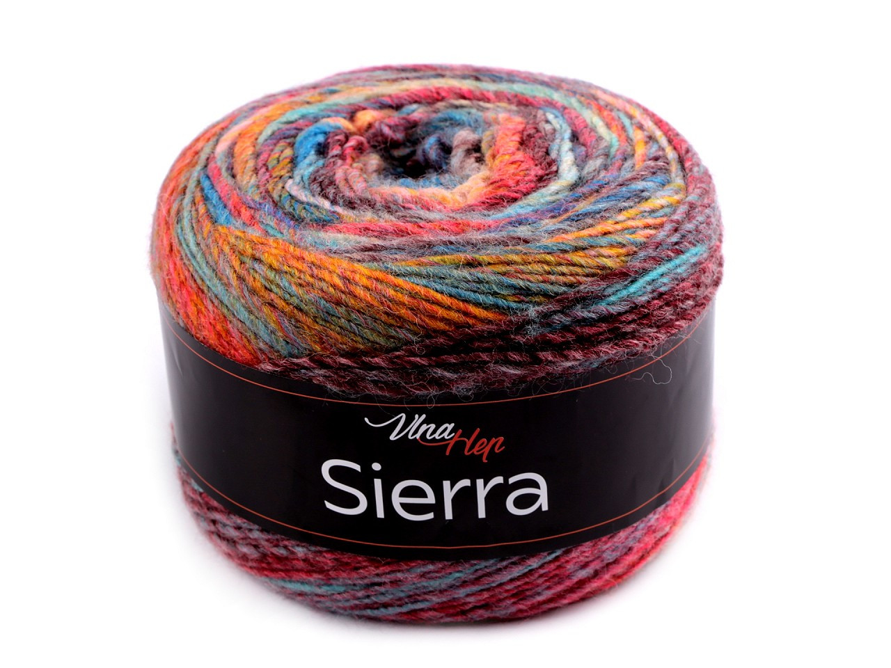 Pletací příze Sierra 150 g, barva 1 (7210) multikolor