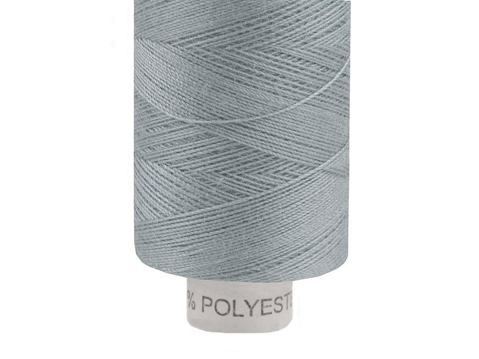 Polyesterové nitě návin 500 m Ribbon 14,8x2, barva 729 Neutral Gray