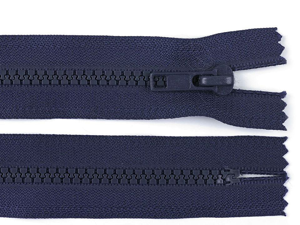 Kostěný zip No 5 délka 16 cm, barva 330 Eclipse