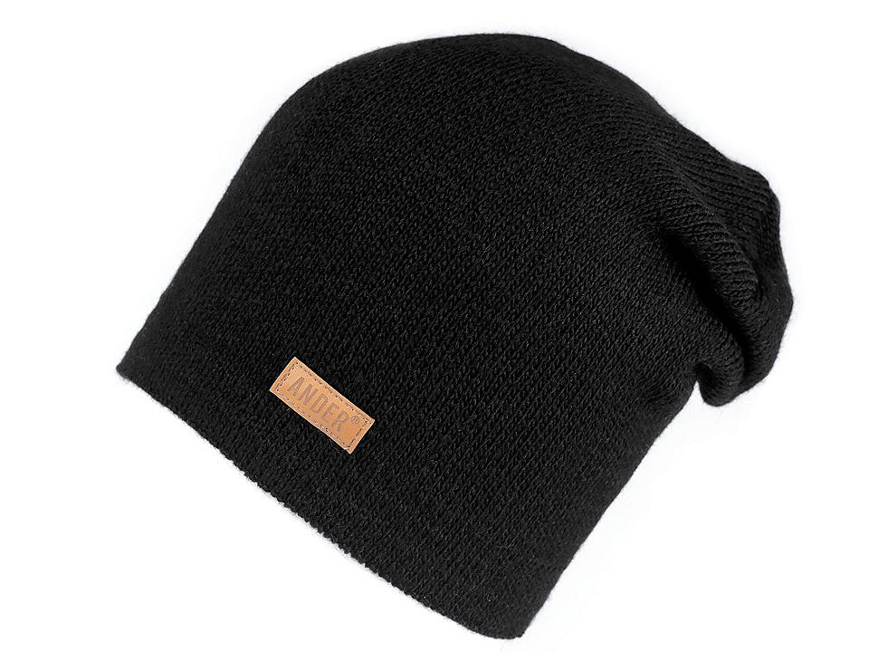 Zimní čepice unisex, barva 1 černá