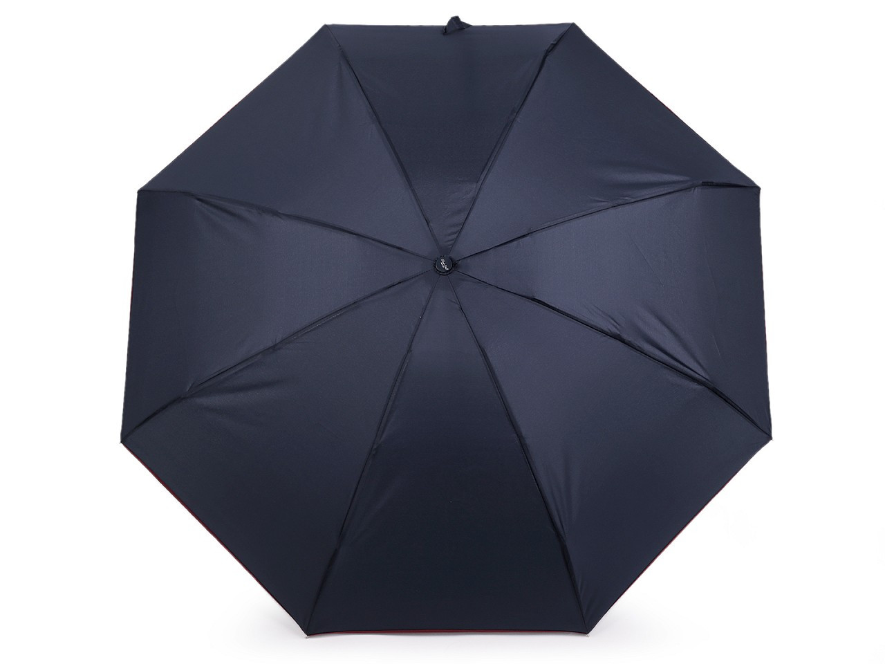 Dámský mini skládací deštník, barva 2 modrá tmavá bordó